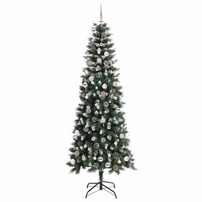 Albero di Natale artificiale con 300 LED Verde 240 cm