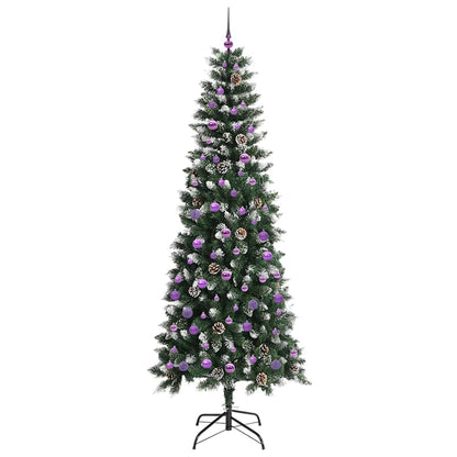 Albero di Natale artificiale con 300 LED Verde 240 cm