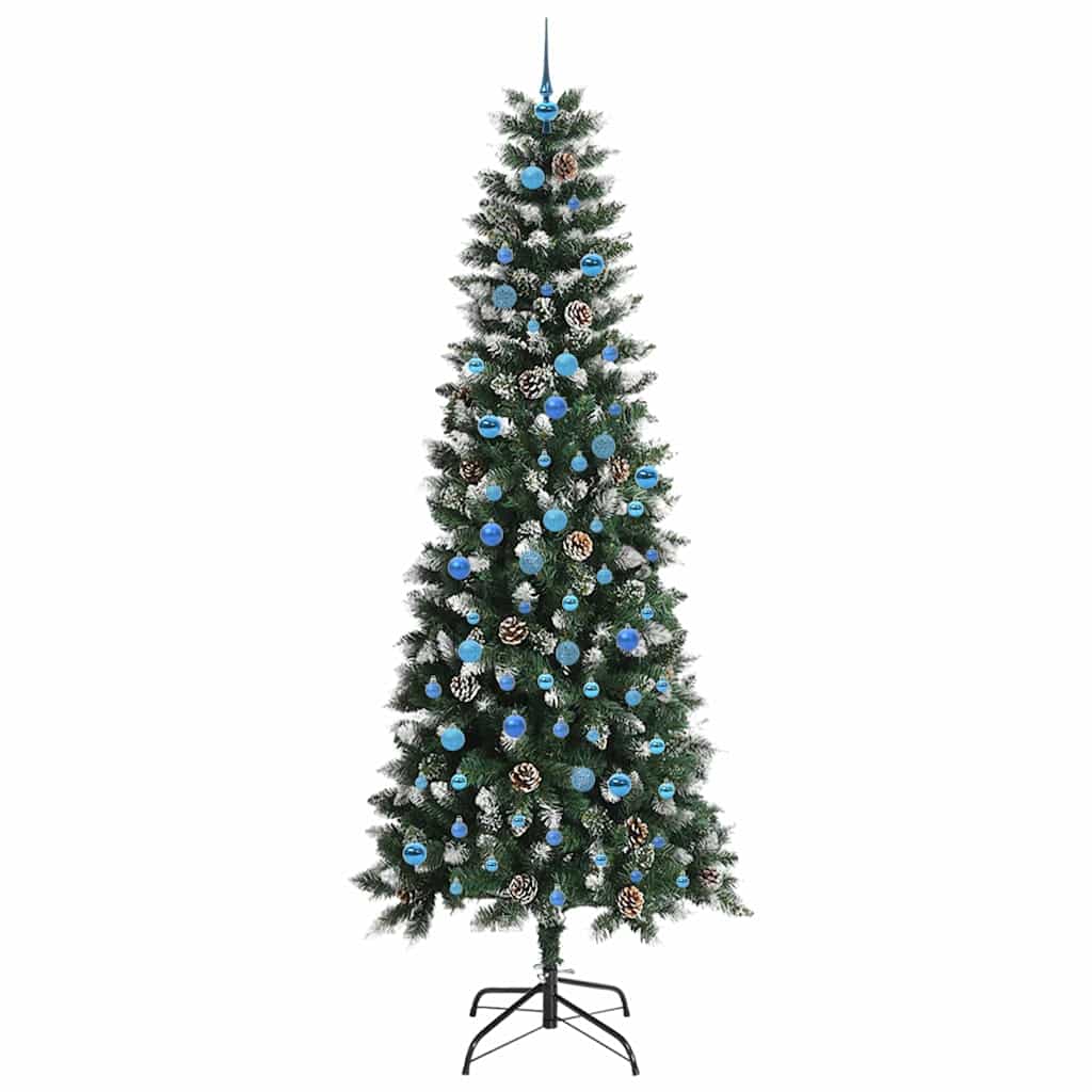 Albero di Natale artificiale con 300 LED Verde 240 cm