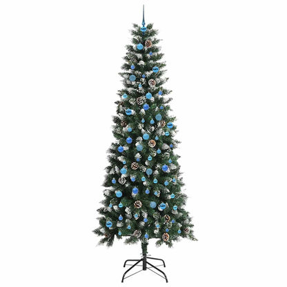 Albero di Natale artificiale con 300 LED Verde 240 cm