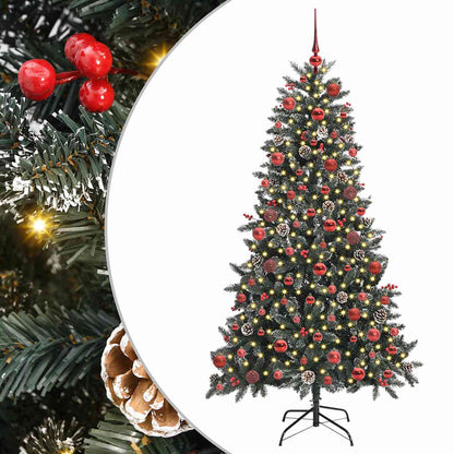 Albero di Natale artificiale con 300 LED Verde 180 cm