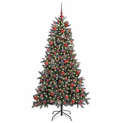 Albero di Natale artificiale con 300 LED Verde 180 cm