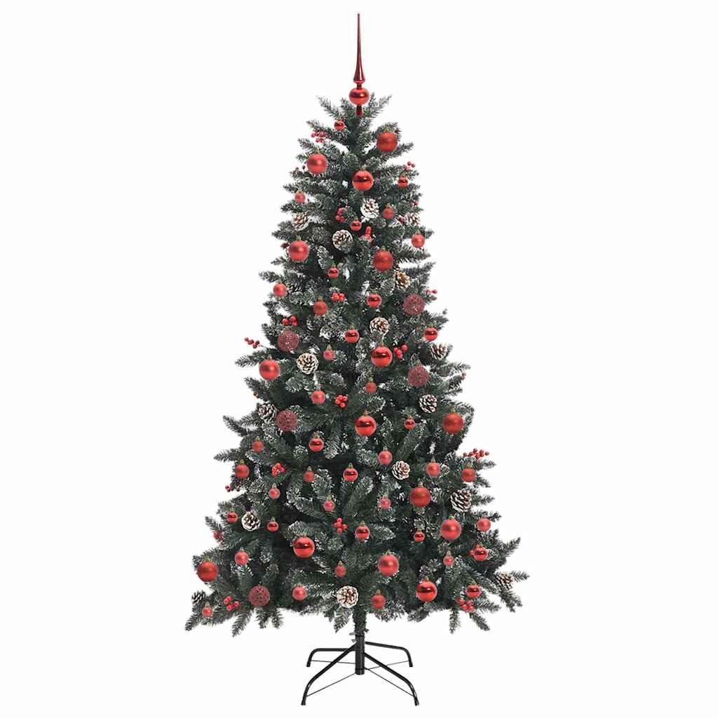 Albero di Natale artificiale con 300 LED Verde 180 cm