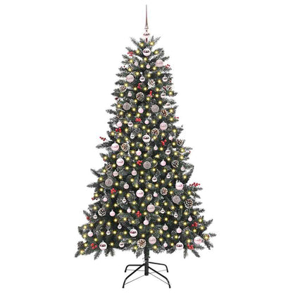 Albero di Natale artificiale con 300 LED Verde 180 cm