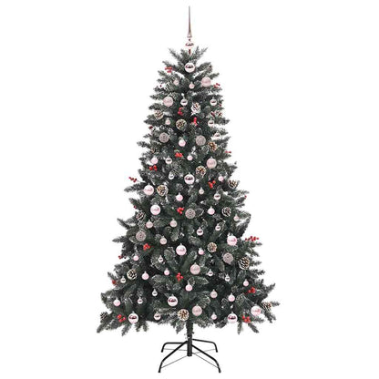 Albero di Natale artificiale con 300 LED Verde 180 cm