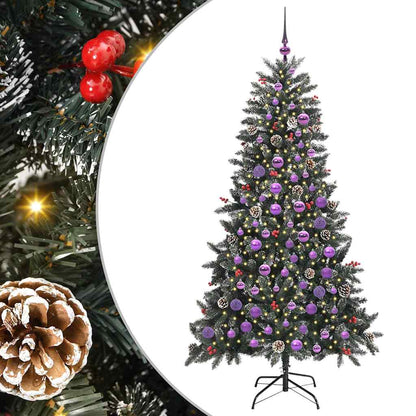 Albero di Natale artificiale con 300 LED Verde 180 cm