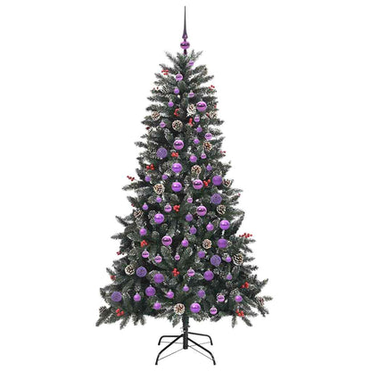 Albero di Natale artificiale con 300 LED Verde 180 cm