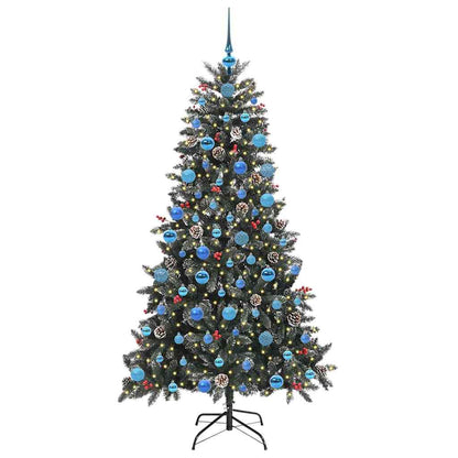 Albero di Natale artificiale con 300 LED Verde 180 cm