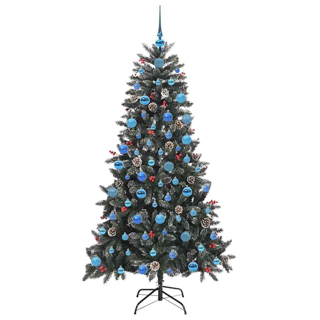 Albero di Natale artificiale con 300 LED Verde 180 cm
