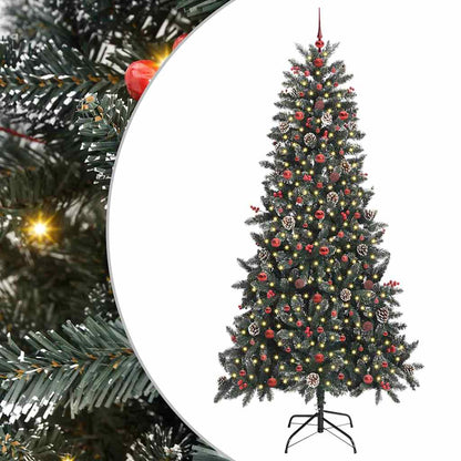 Albero di Natale artificiale con 300 LED Verde 240 cm