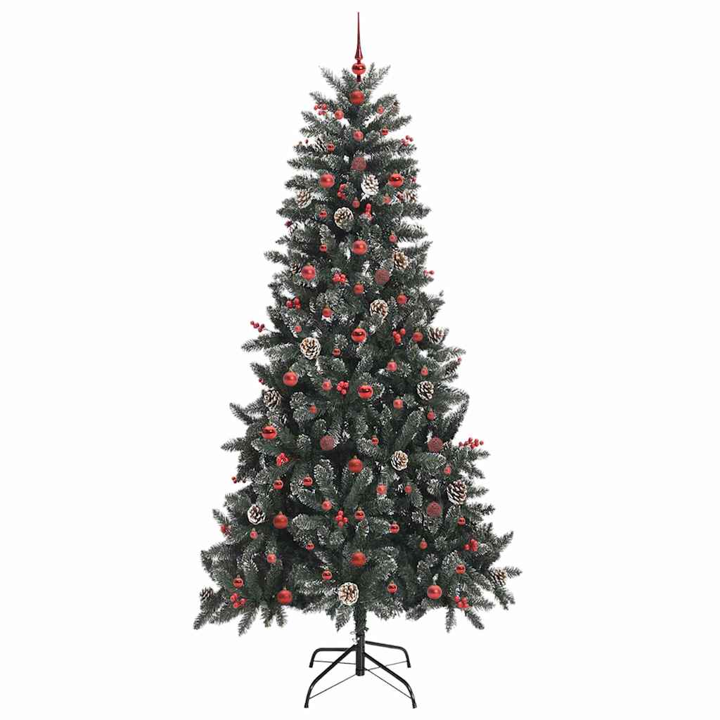 Albero di Natale artificiale con 300 LED Verde 240 cm