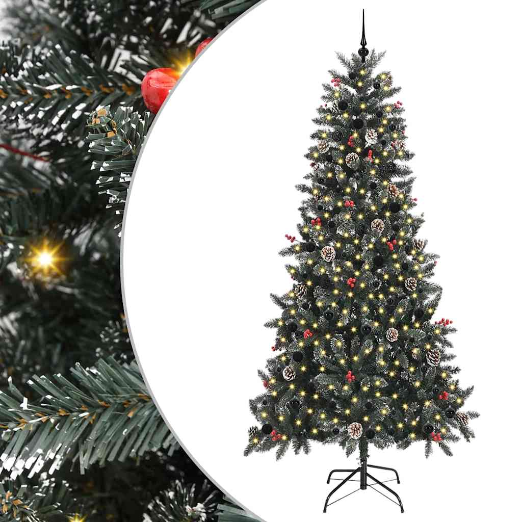 Albero di Natale artificiale con 300 LED Verde 240 cm