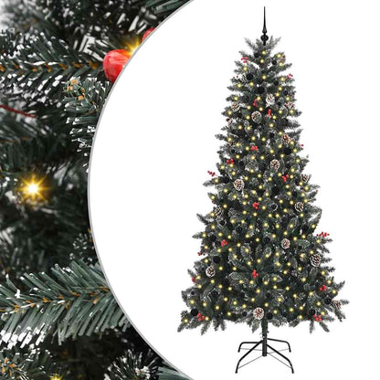Albero di Natale artificiale con 300 LED Verde 240 cm
