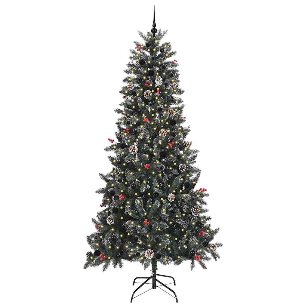 Albero di Natale artificiale con 300 LED Verde 240 cm