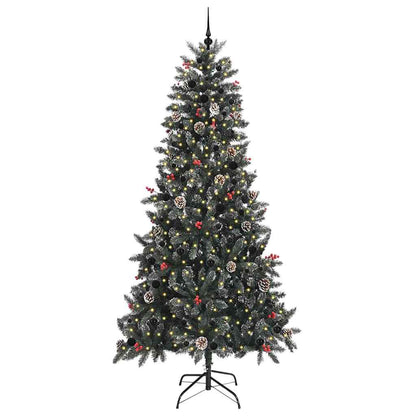 Albero di Natale artificiale con 300 LED Verde 240 cm
