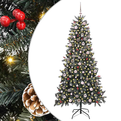 Albero di Natale artificiale con 300 LED Verde 240 cm