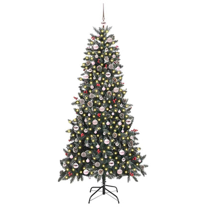 Albero di Natale artificiale con 300 LED Verde 240 cm