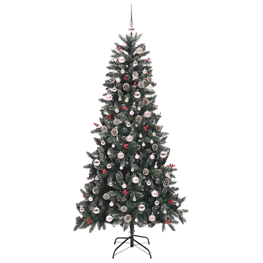Albero di Natale artificiale con 300 LED Verde 240 cm