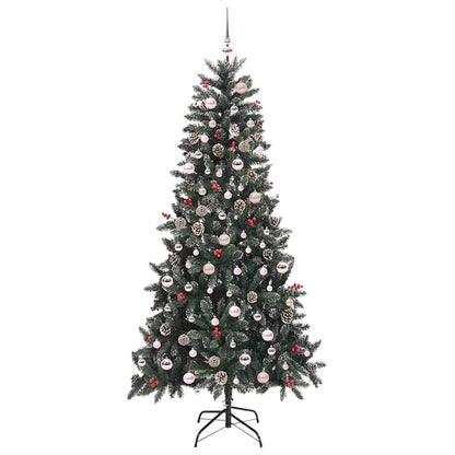 Albero di Natale artificiale con 300 LED Verde 240 cm