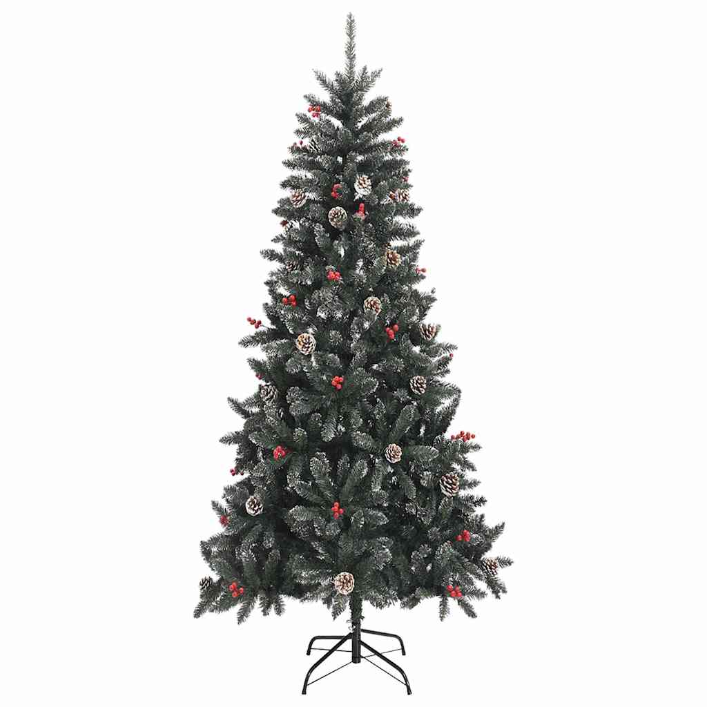Albero di Natale artificiale con 300 LED Verde 240 cm