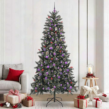 Albero di Natale artificiale con 300 LED Verde 240 cm
