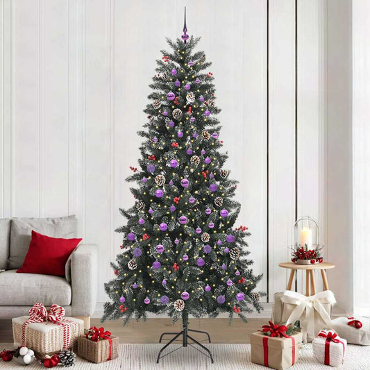 Albero di Natale artificiale con 300 LED Verde 240 cm