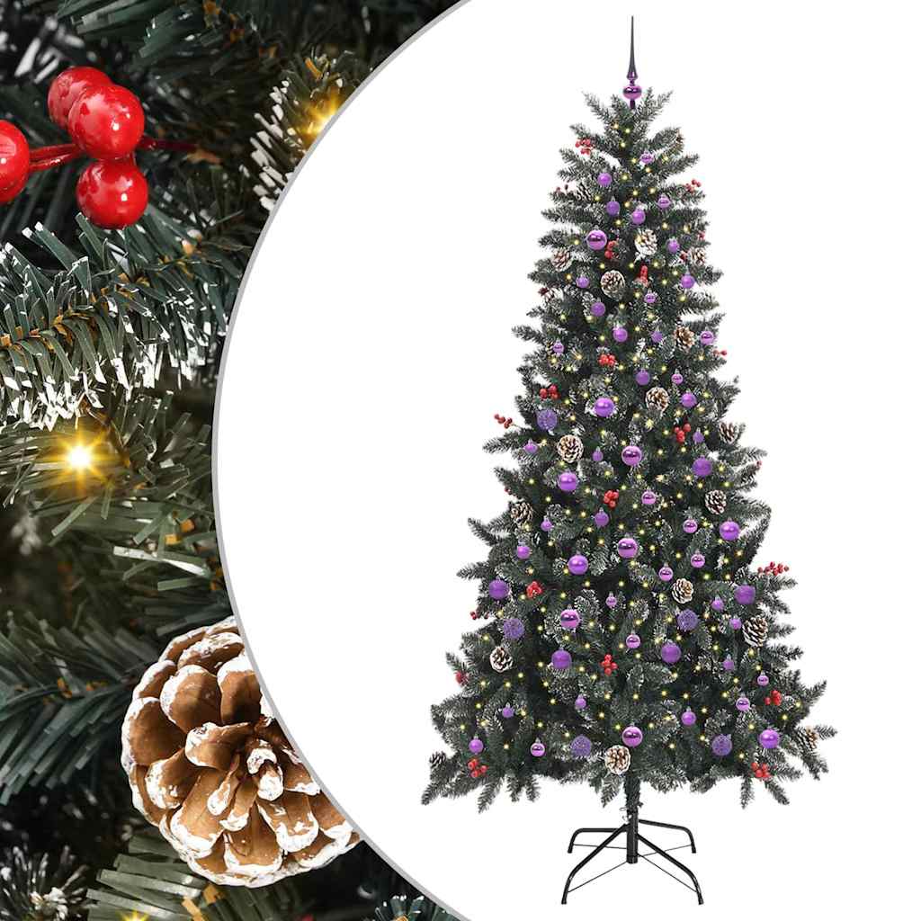Albero di Natale artificiale con 300 LED Verde 240 cm