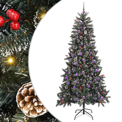 Albero di Natale artificiale con 300 LED Verde 240 cm