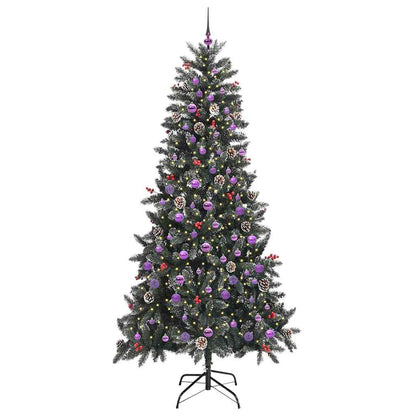 Albero di Natale artificiale con 300 LED Verde 240 cm