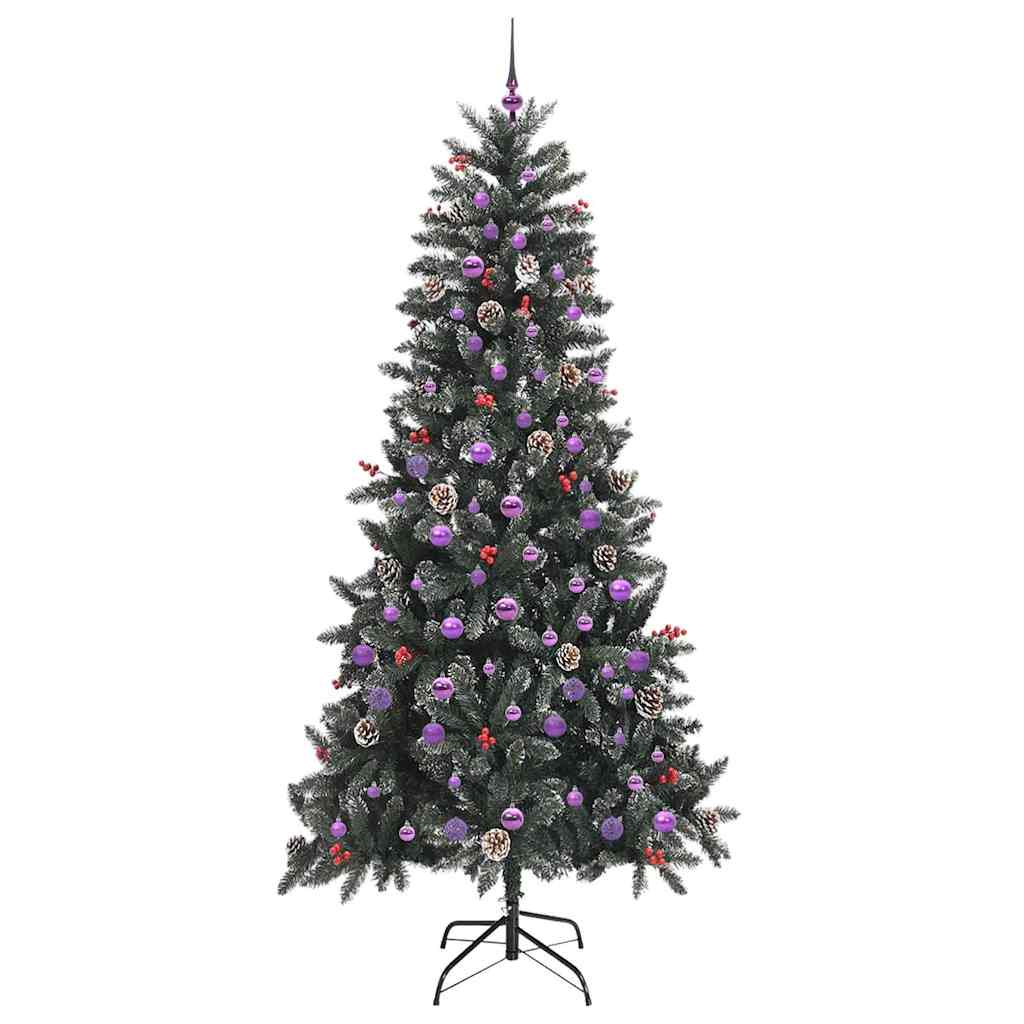 Albero di Natale artificiale con 300 LED Verde 240 cm