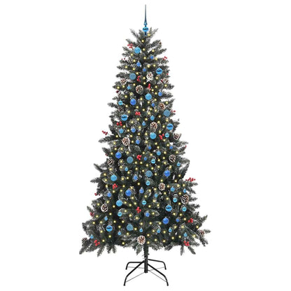 Albero di Natale artificiale con 300 LED Verde 240 cm