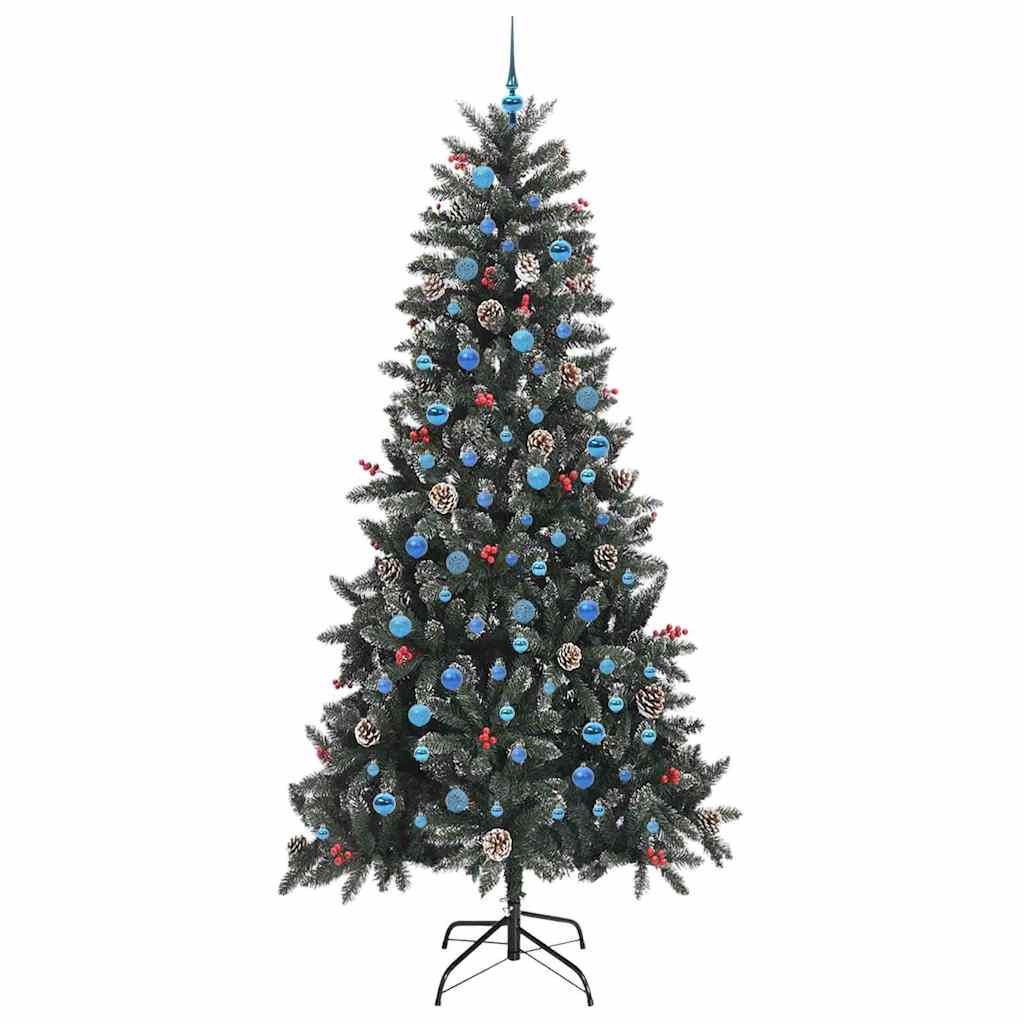 Albero di Natale artificiale con 300 LED Verde 240 cm