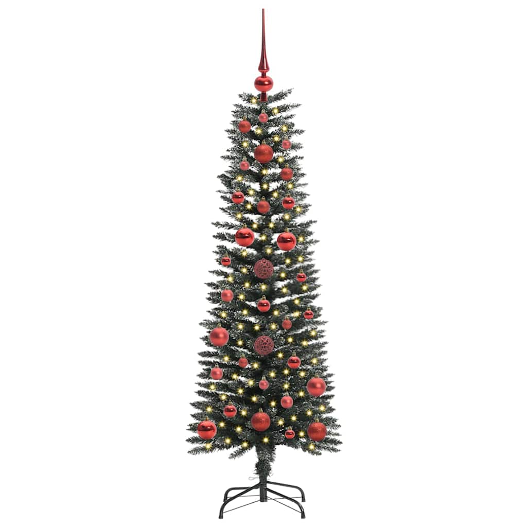 Albero di Natale artificiale con 150 LED Verde 120 cm