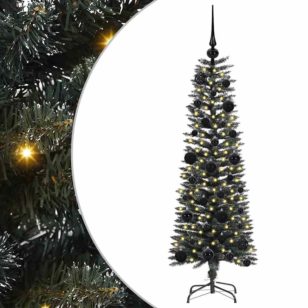 Albero di Natale artificiale con 150 LED Verde 120 cm