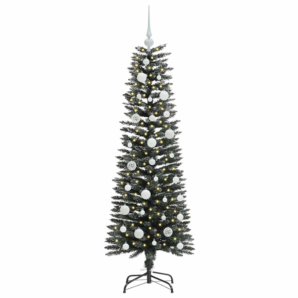 Albero di Natale artificiale con 150 LED Verde 120 cm