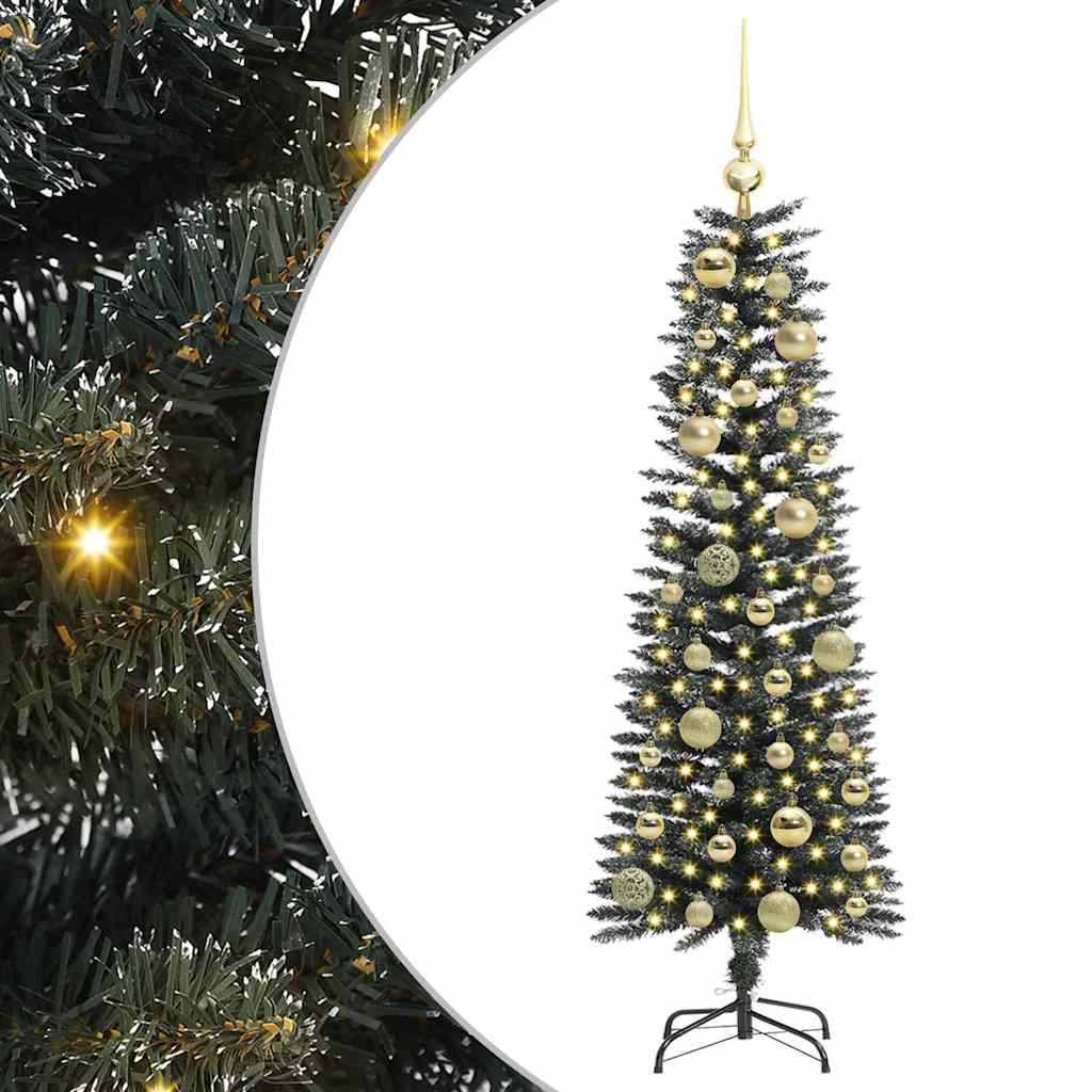 Albero di Natale artificiale con 150 LED Verde 120 cm