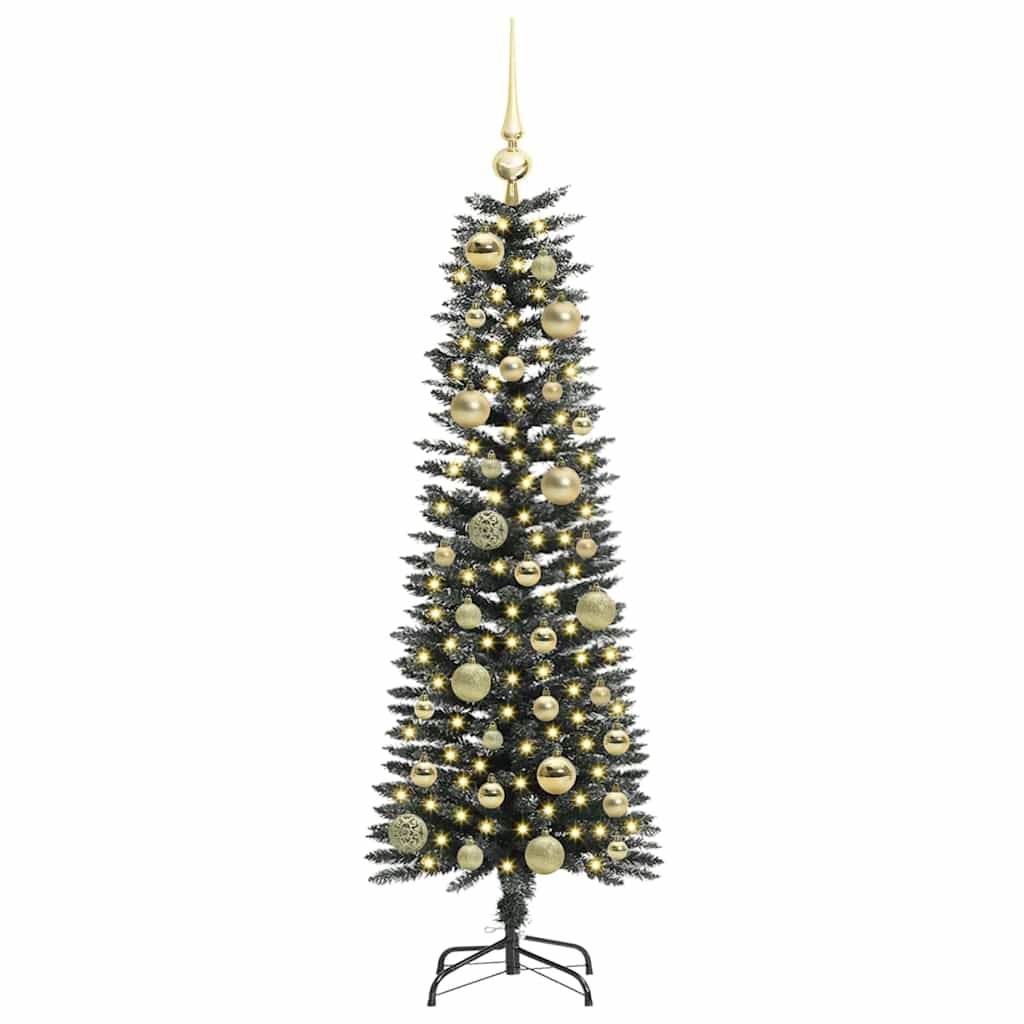 Albero di Natale artificiale con 150 LED Verde 120 cm