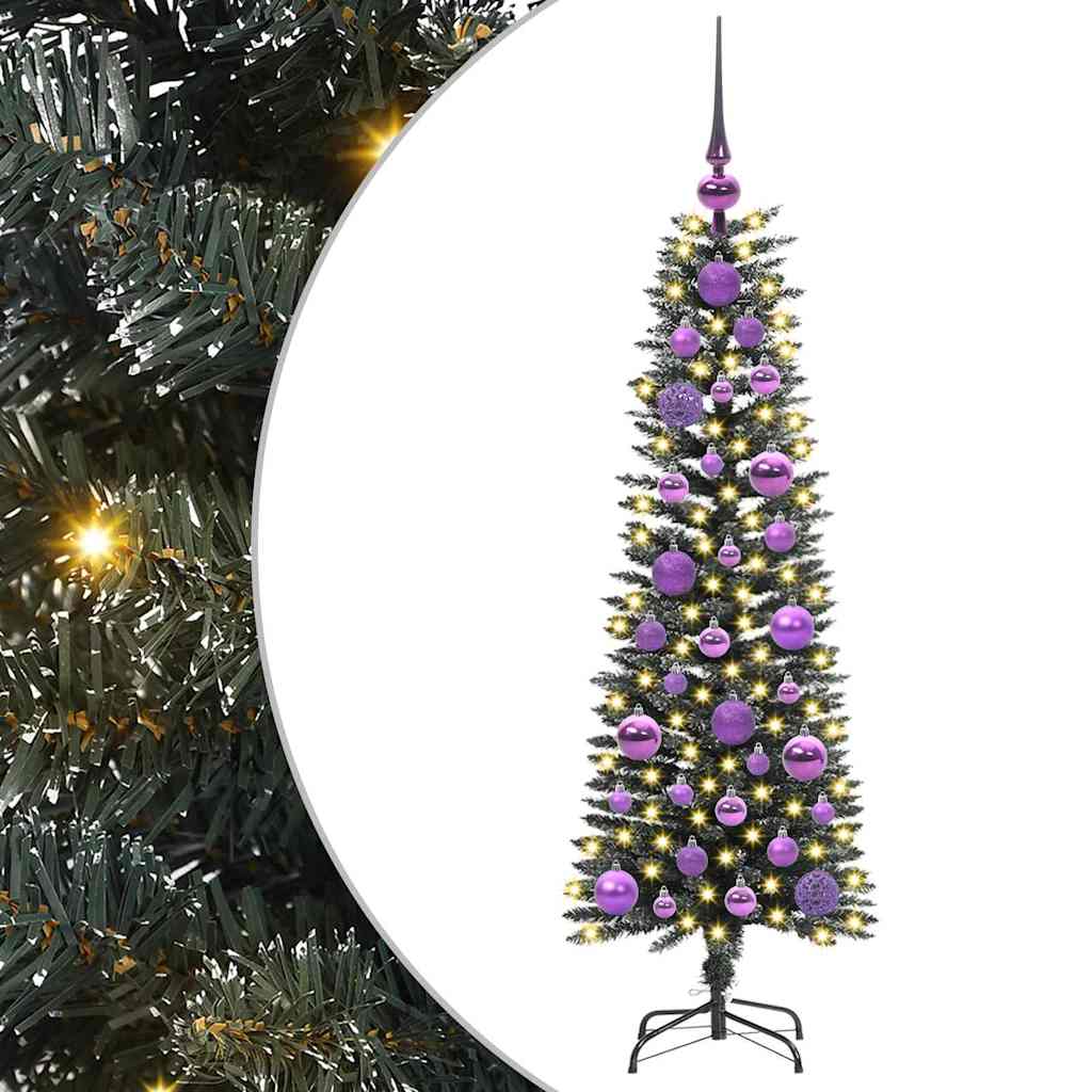 Albero di Natale artificiale con 150 LED Verde 120 cm