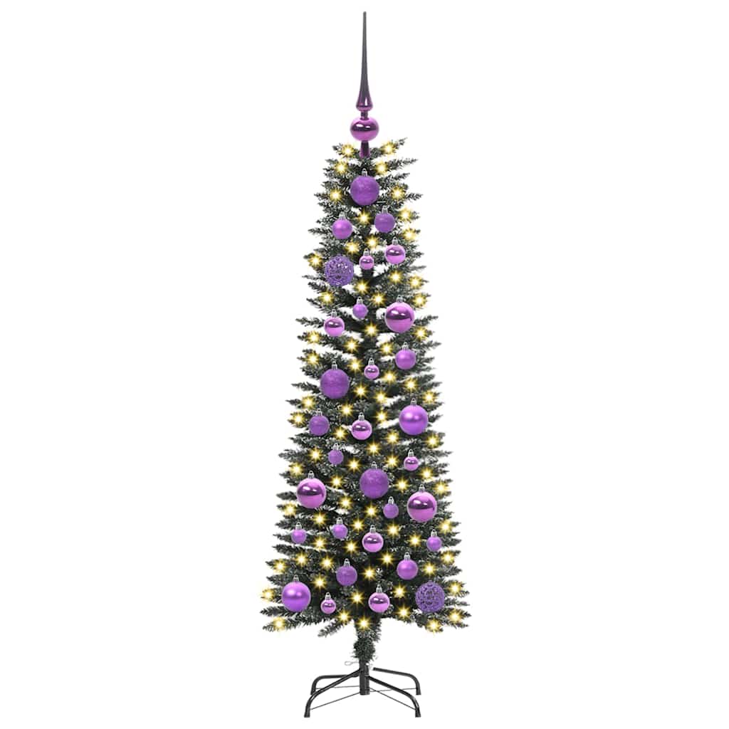 Albero di Natale artificiale con 150 LED Verde 120 cm