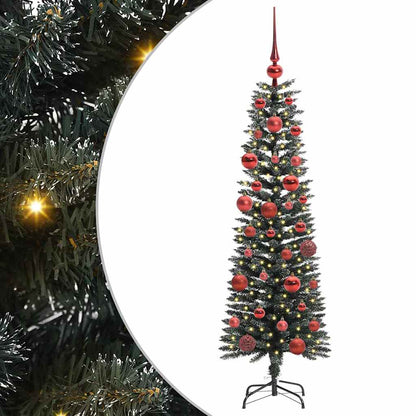 Albero di Natale artificiale con 150 LED Verde 150 cm