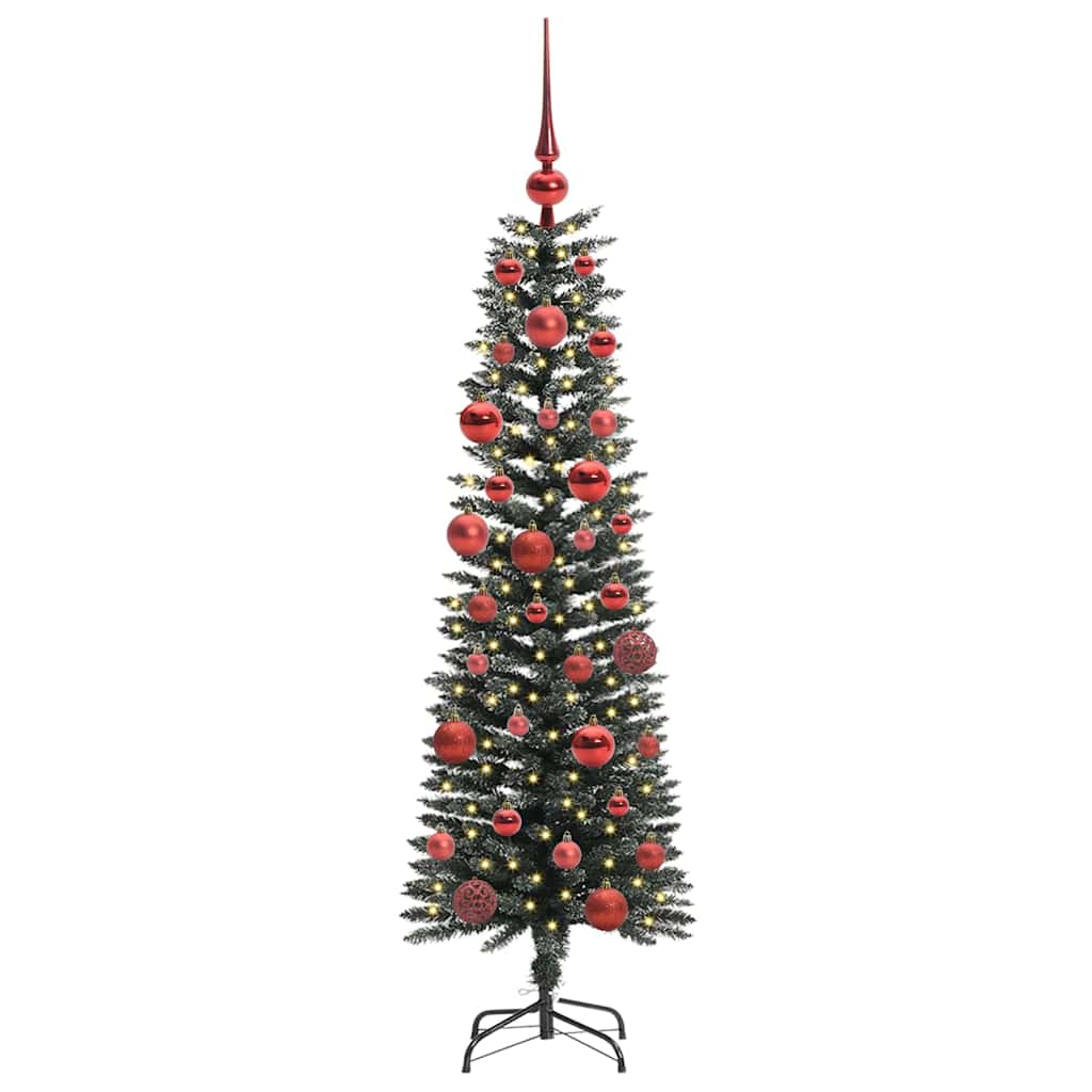 Albero di Natale artificiale con 150 LED Verde 150 cm