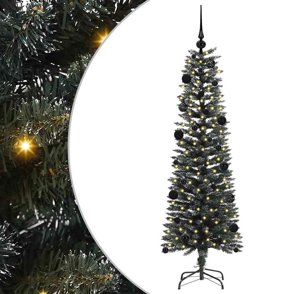 Albero di Natale artificiale con 150 LED Verde 150 cm