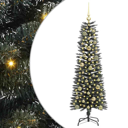 Albero di Natale artificiale con 150 LED Verde 150 cm