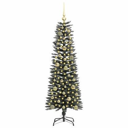Albero di Natale artificiale con 150 LED Verde 150 cm