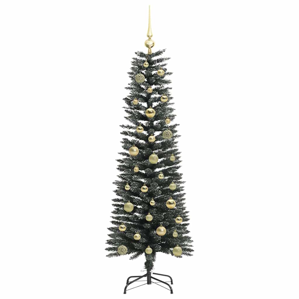 Albero di Natale artificiale con 150 LED Verde 150 cm