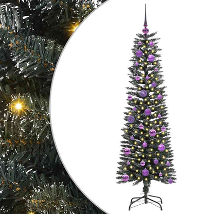 Albero di Natale artificiale con 150 LED Verde 150 cm