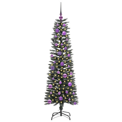 Albero di Natale artificiale con 150 LED Verde 150 cm