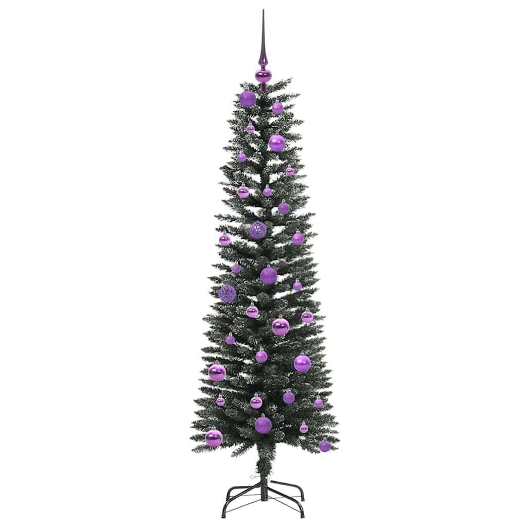 Albero di Natale artificiale con 150 LED Verde 150 cm
