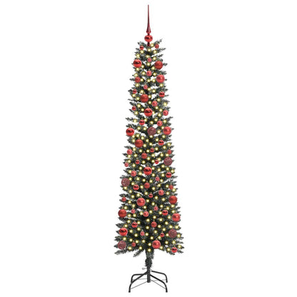Albero di Natale artificiale con 300 LED Verde 180 cm