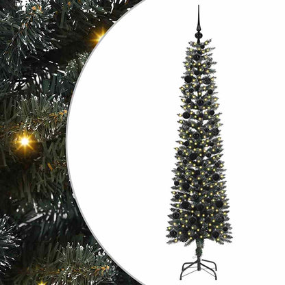 Albero di Natale artificiale con 300 LED Verde 180 cm